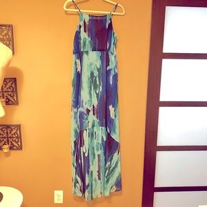 Pea in the Pod Watercolor maternity dress